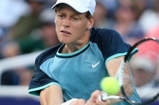 Jannik Sinner en finale à Cincinnati KEYSTONE/EPA/MARK LYONS